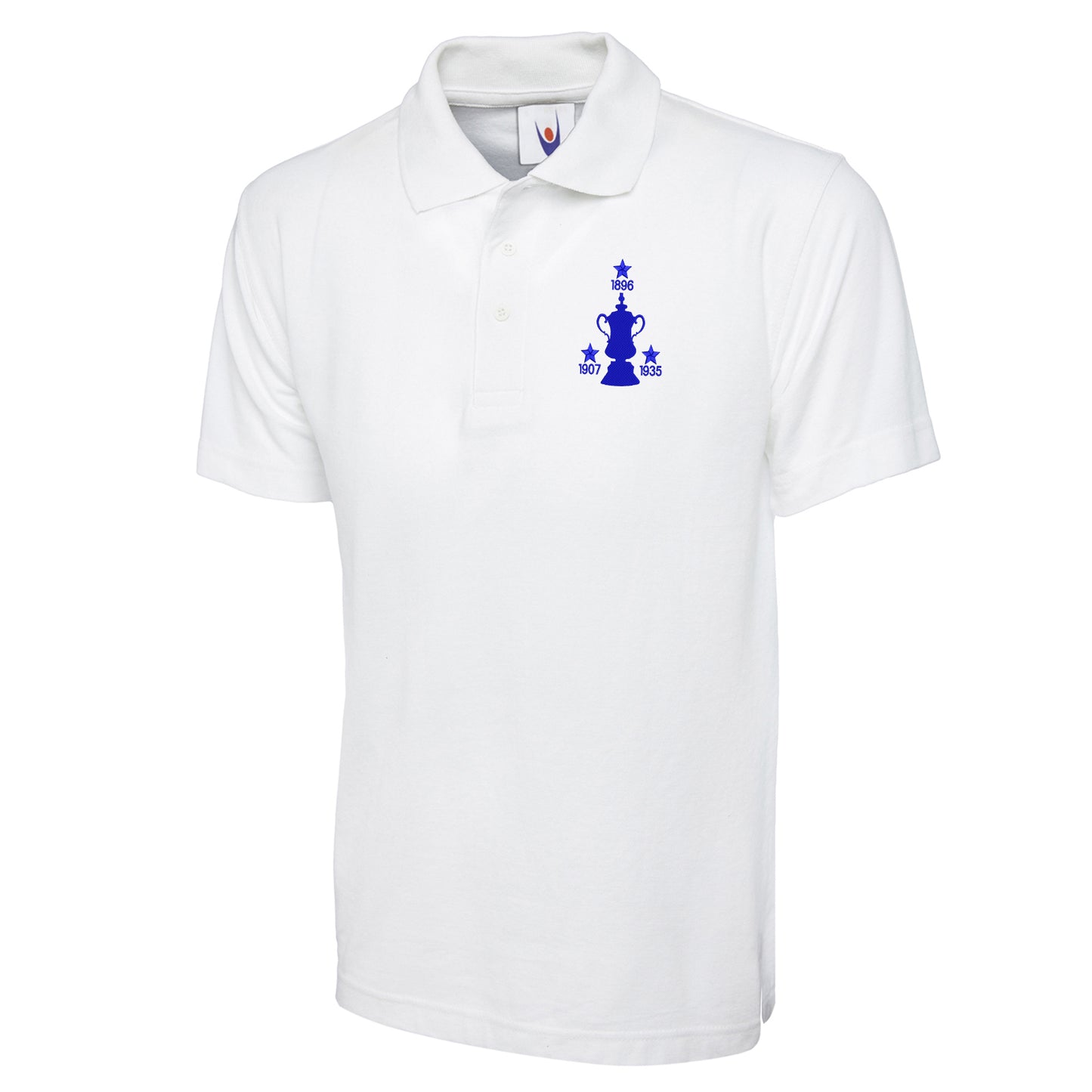 Retro Sheff Wed Three Time Cup Winners Embroidered Classic Polo Shirt
