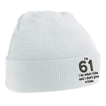 61st Birthday Beanie Hat