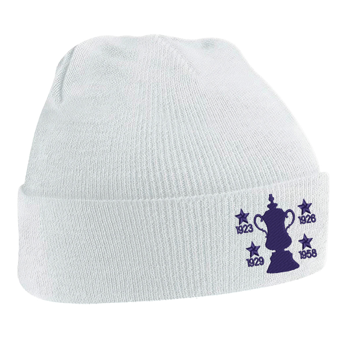 Retro Bolton Four Time Cup Winners Beanie Hat