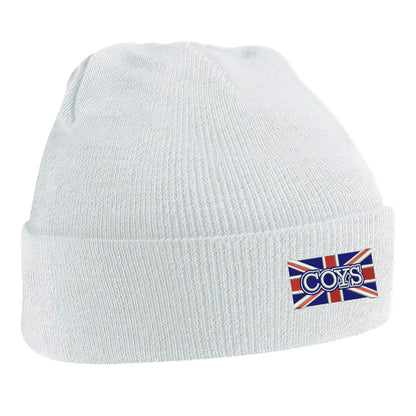 COYS Union Jack Embroidered Beanie Hat