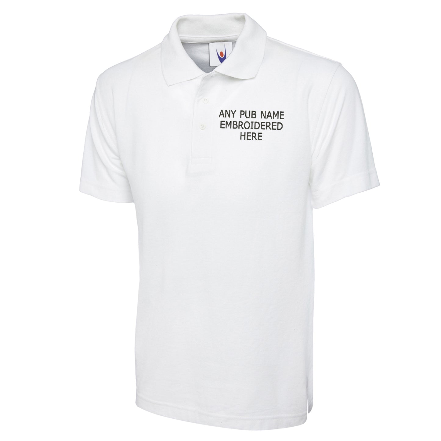 Personalised Embroidered Pub Embroidered Classic Unisex Polo Shirt