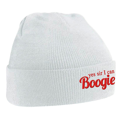 Yes Sir I Can Boogie Retro 70s 80s Disco Dancing Beanie Hat