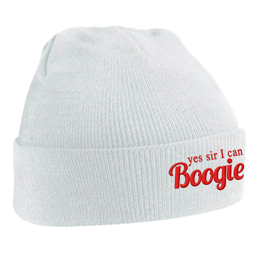 Yes Sir I Can Boogie Retro 70s 80s Disco Dancing Beanie Hat