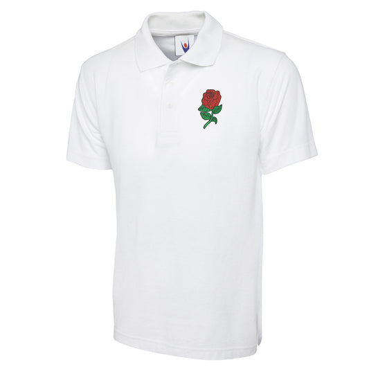 England Rugby Polo Shirt White