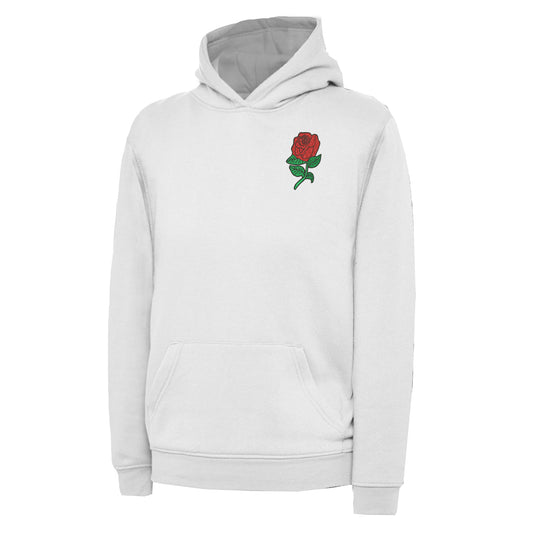 Children's Retro England Rugby Hoodie