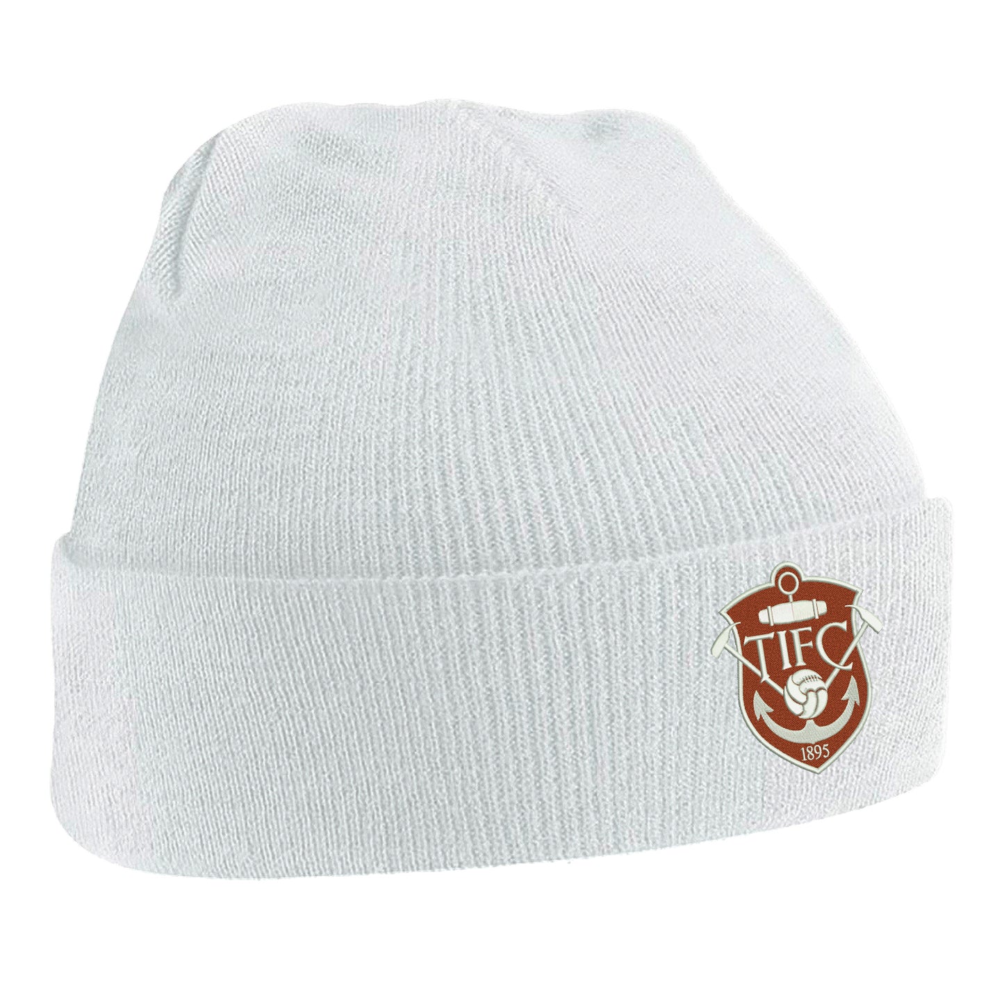 Retro Thames Ironworks FC Embroidered Beanie Hat