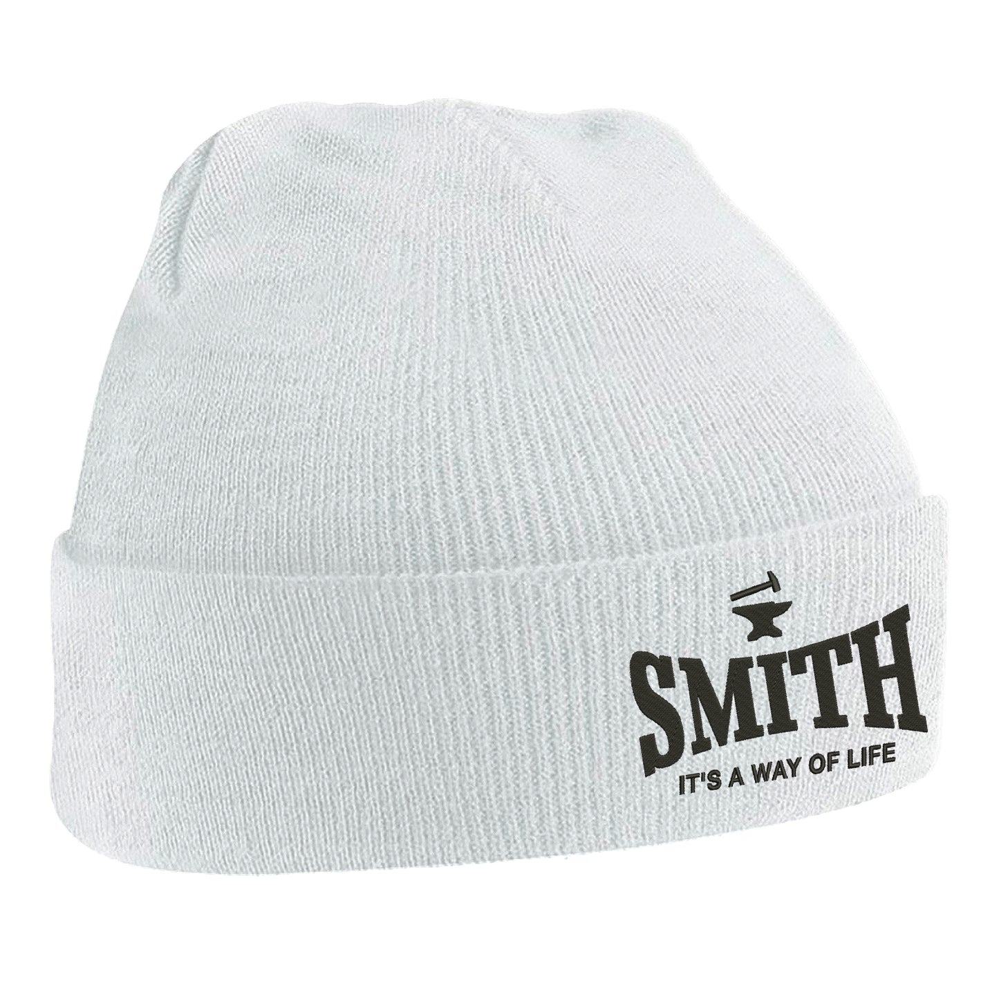 Smith Embroidered Beanie Hat