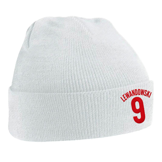 Poland-Football Beanie Hat