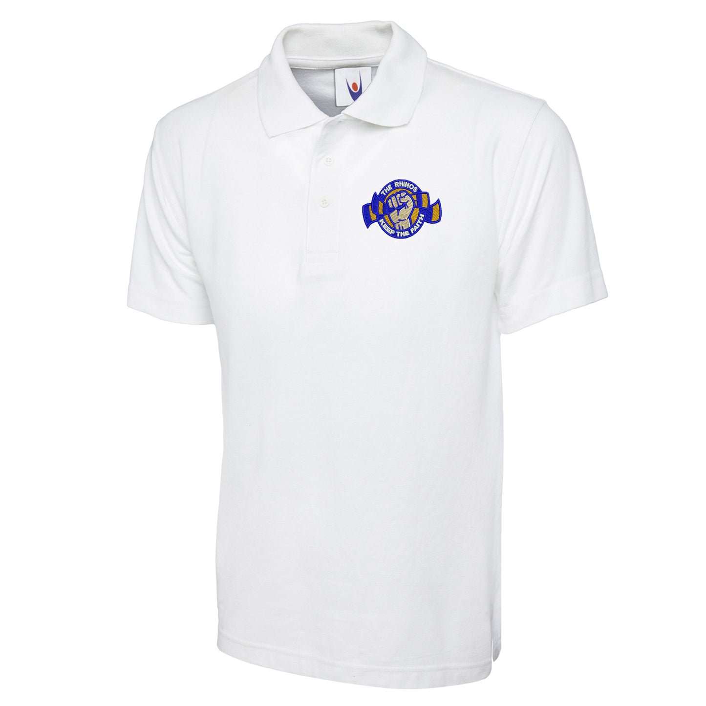 The Rhinos Keep The Faith Embroidered Classic Polo Shirt