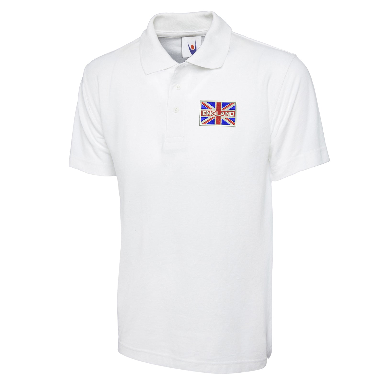 England Coloured Union Jack Polo Shirt