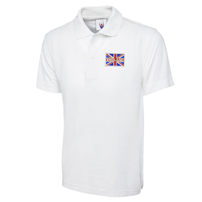 England Coloured Union Jack Polo Shirt