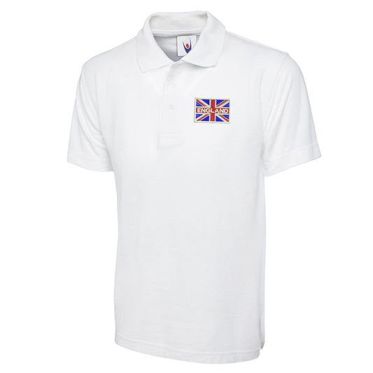 England Coloured Union Jack Polo Shirt
