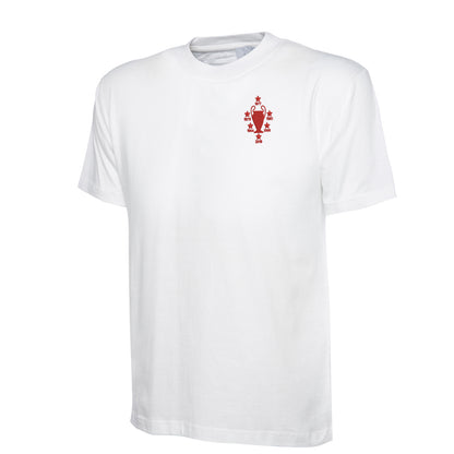 Liverpool Six Time Champions of Europe Embroidered Children's T-Shirt