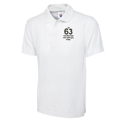 63rd Birthday Polo Shirt