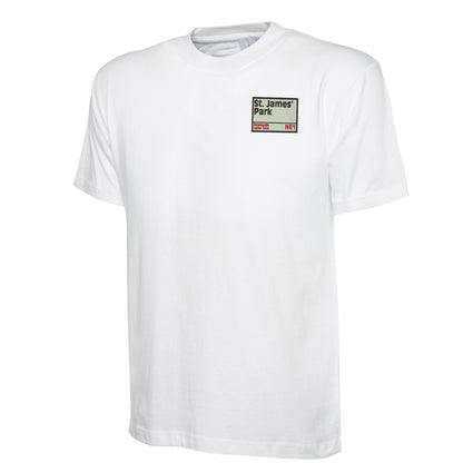St James' Park NE1 Embroidered Classic T-Shirt