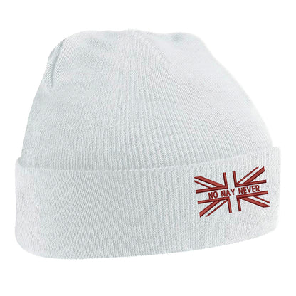 No Nay Never Union Jack Beanie Hat