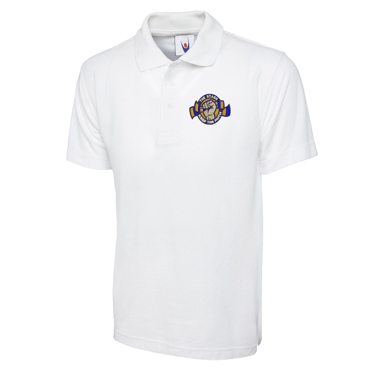 The Stags Keep The Faith Embroidered Classic Polo Shirt