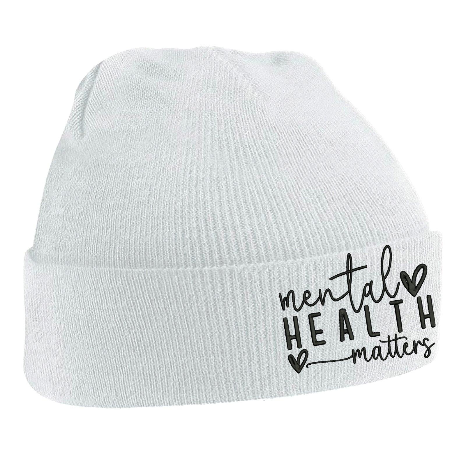 Yellow Mental Health Beanie Hat