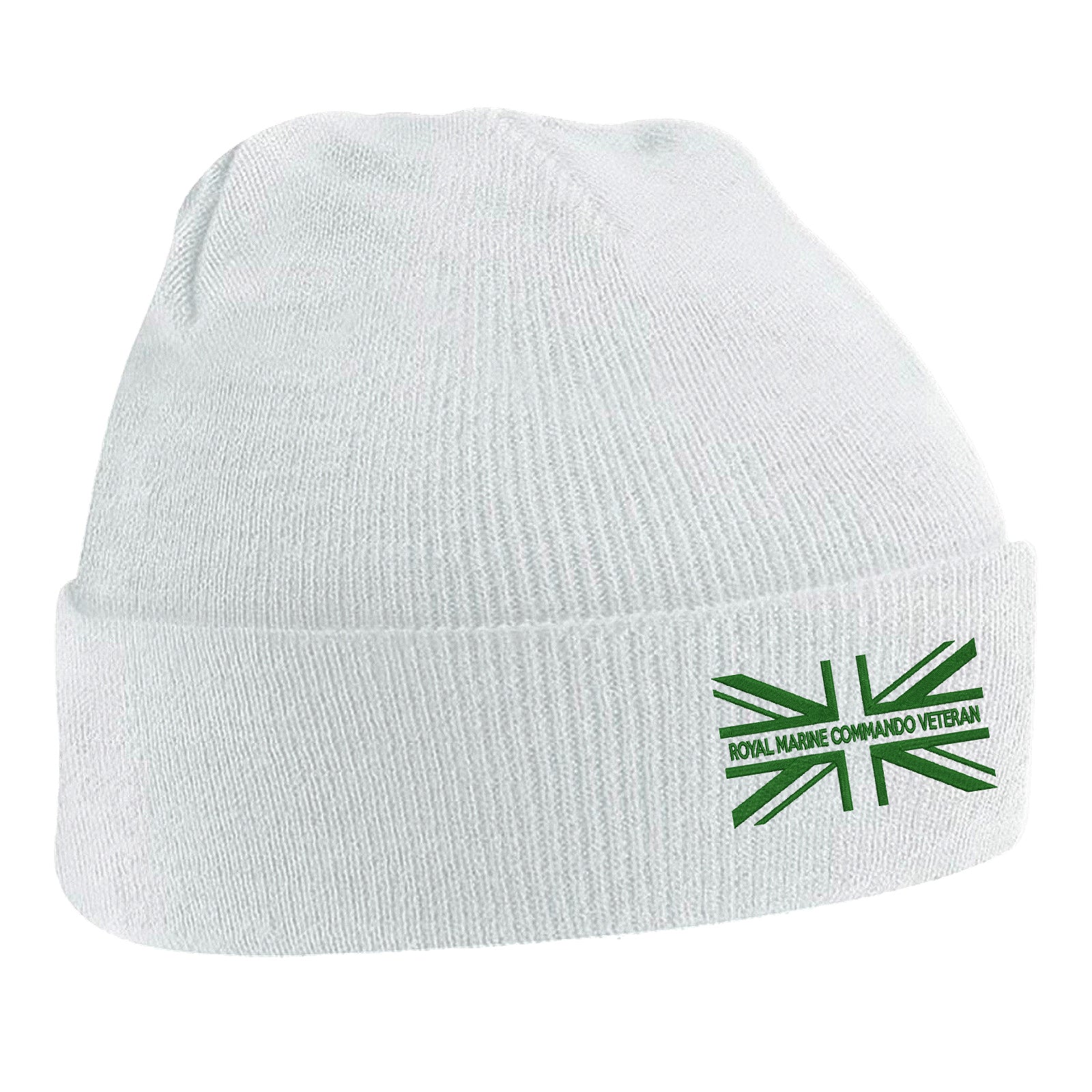 Royal Marine Commando Veteran Union Jack Beanie Hat