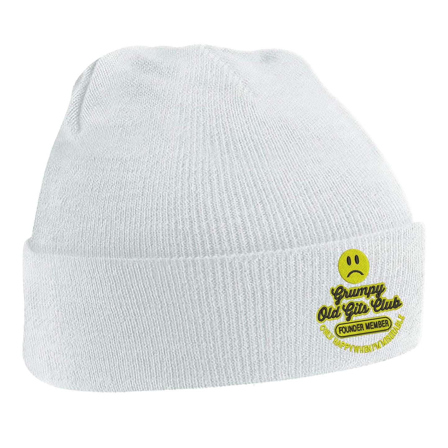 Grumpy Old Gits Club Founder Member Embroidered Beanie Hat