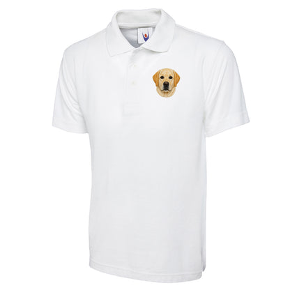 Labrador Dog Face Polo Shirt