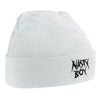 Nasty Boy Embroidered Beanie Hat