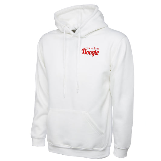 Yes Sir I Can Boogie Retro 70s 80s Disco Dancing Hoodie