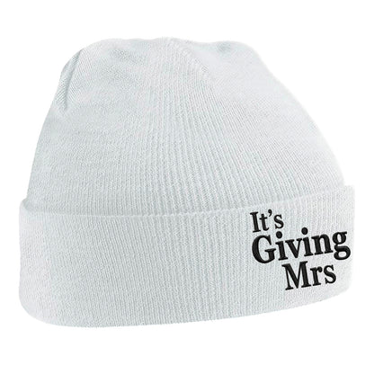It's Giving Mrs Beanie Hat
