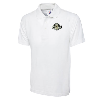 Swans Keep The Faith Embroidered Classic Polo Shirt