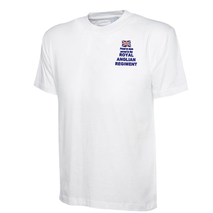 Proud to Have Served in The Royal Anglian Regiment Embroidered Classic T-Shirt