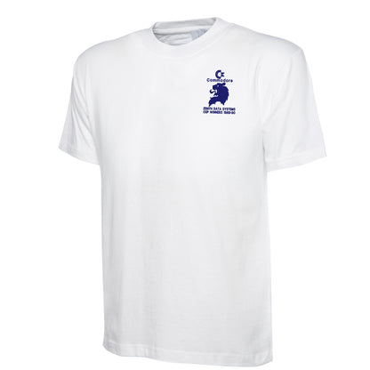 Retro Chelsea Zenith Data Systems Cup Winners 1989-90 Embroidered Classic T-Shirt
