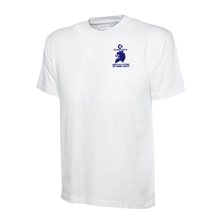Retro Chelsea Zenith Data Systems Cup Winners 1989-90 Embroidered Children's T-Shirt