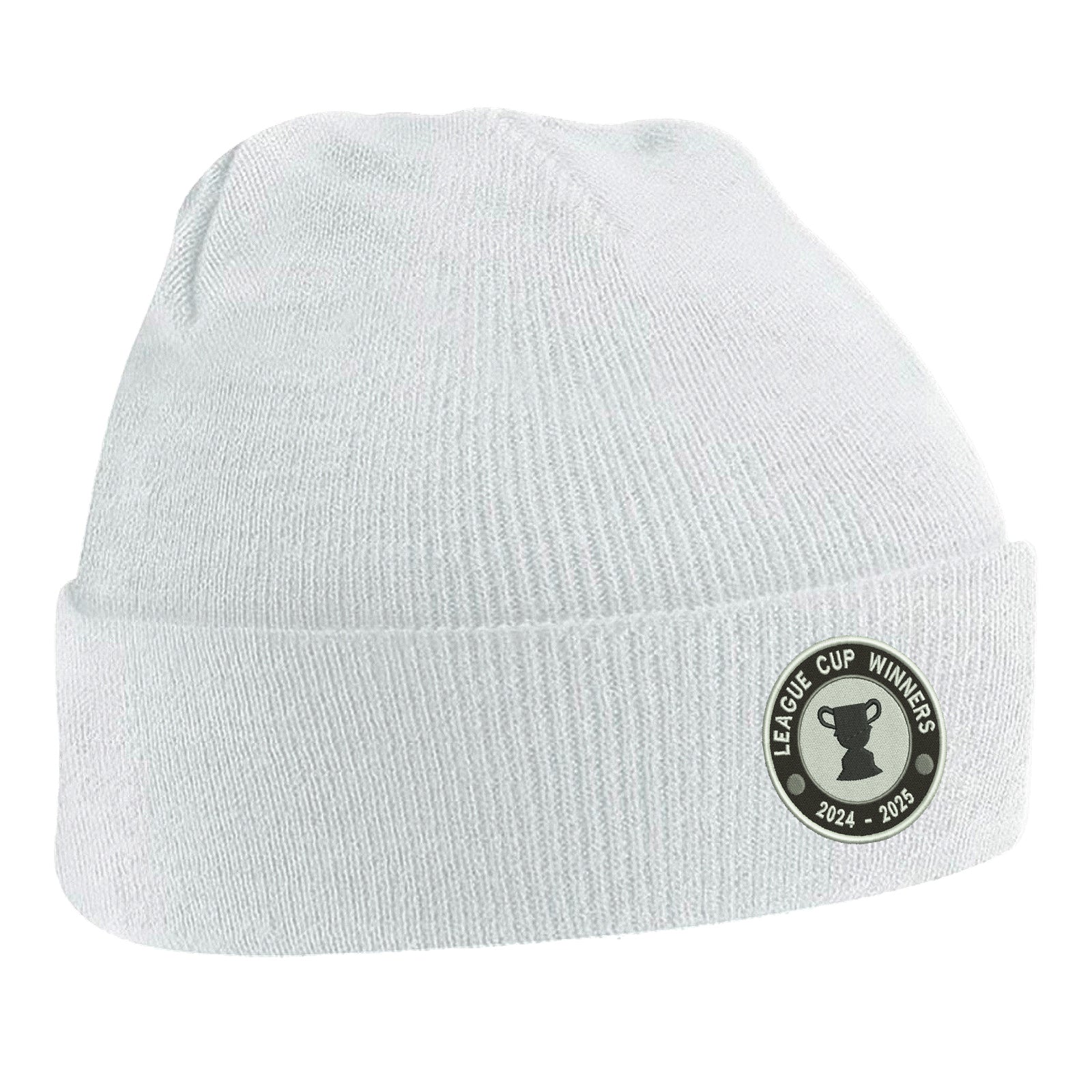 Newcastle League Cup Embroidered Beanie Hat