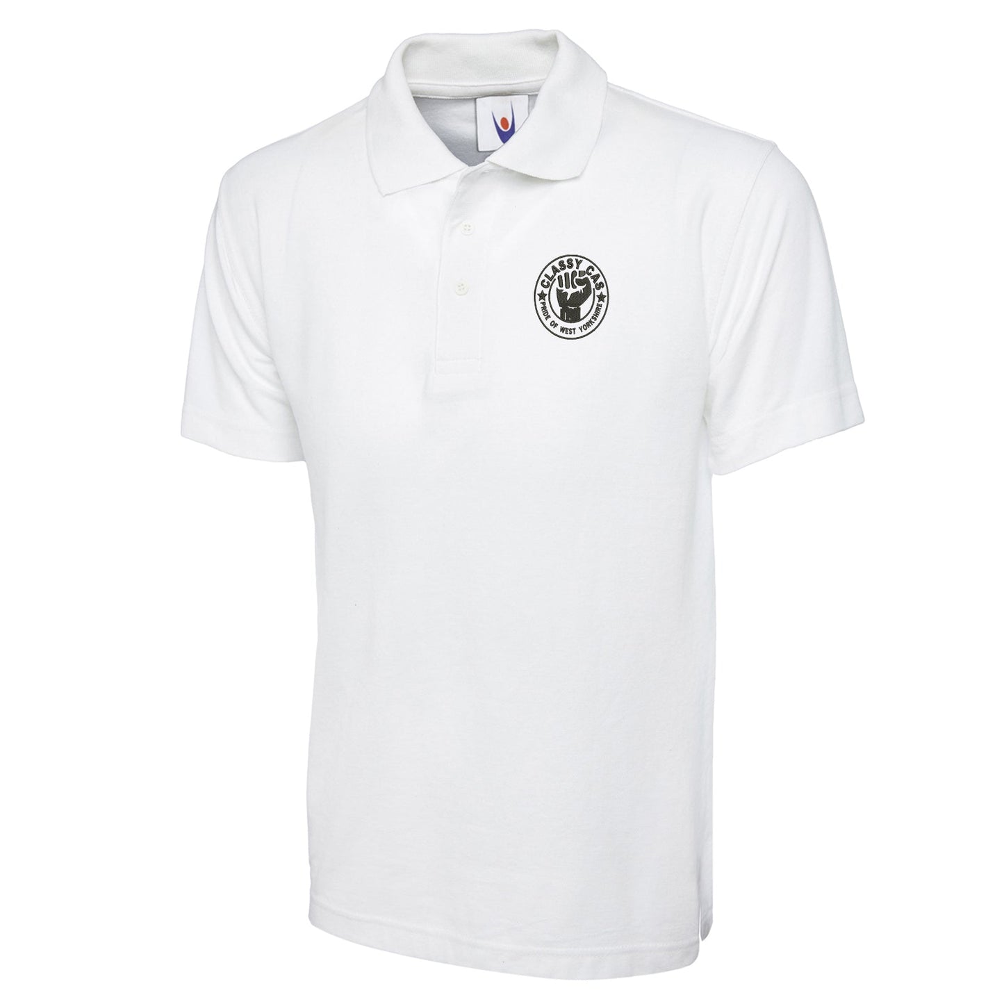 Classy Cas Pride of West Yorkshire Embroidered Classic Polo Shirt