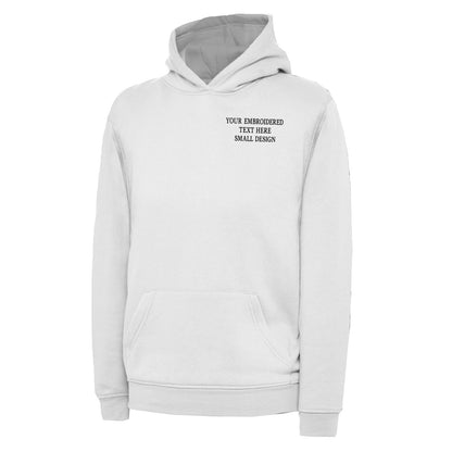 Children's Personalised Custom Small Text Hoodie
