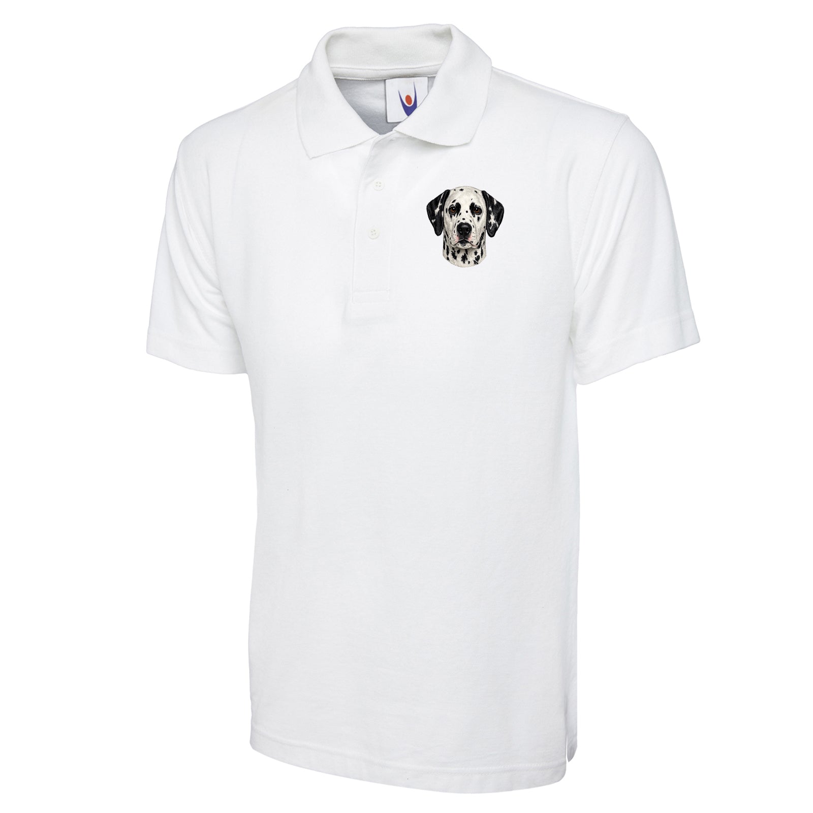 Dalmatian Dog Face Polo Shirt