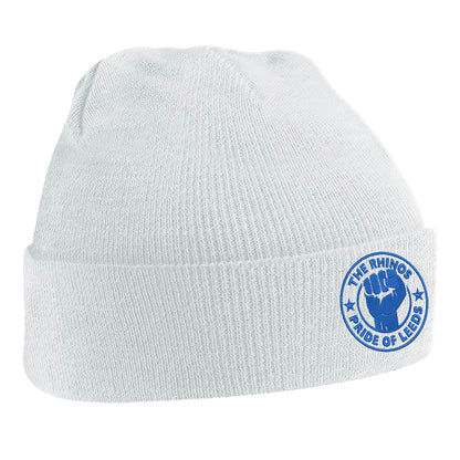 The Rhinos Pride of Leeds Embroidered Beanie Hat