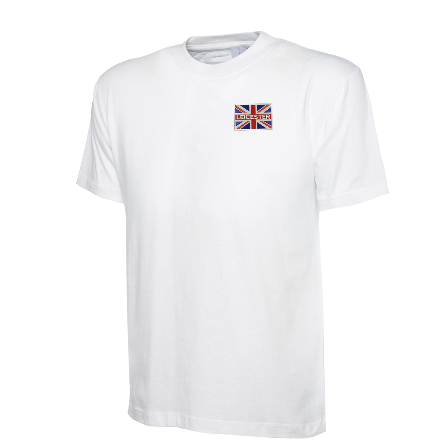 Leicester Coloured Union Jack Embroidered Children's T-Shirt