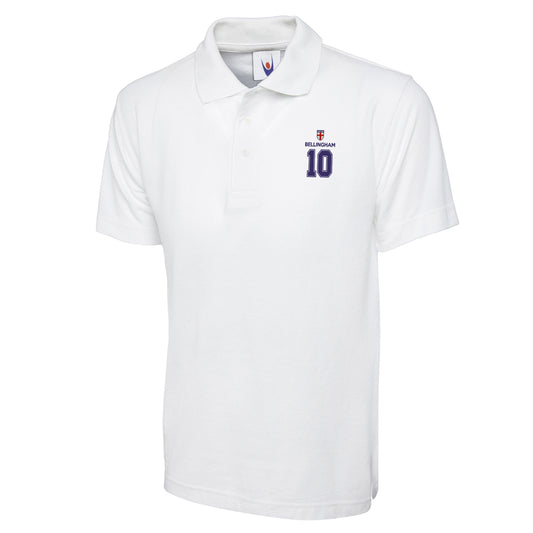 Bellingham 10 England Polo Shirt
