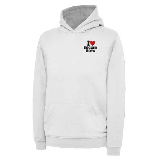 Children's I Love Soccer Boys Hoodie