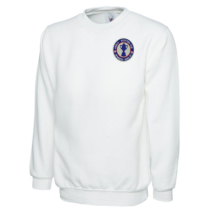 Retro Chesterfield Anglo-Scottish Cup Winners 1981 Embroidered Classic Sweatshirt