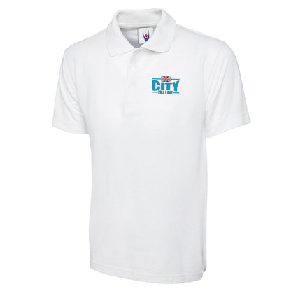 City Till I Die Union Jack Embroidered Classic Polo Shirt