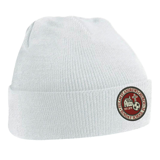 Old School Fulham Football Beanie Hat 