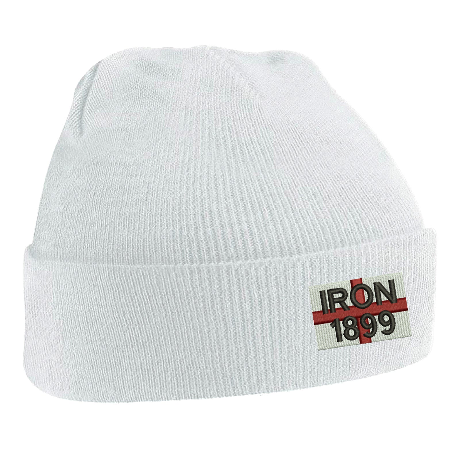 Iron 1899 Flag of England Beanie Hat