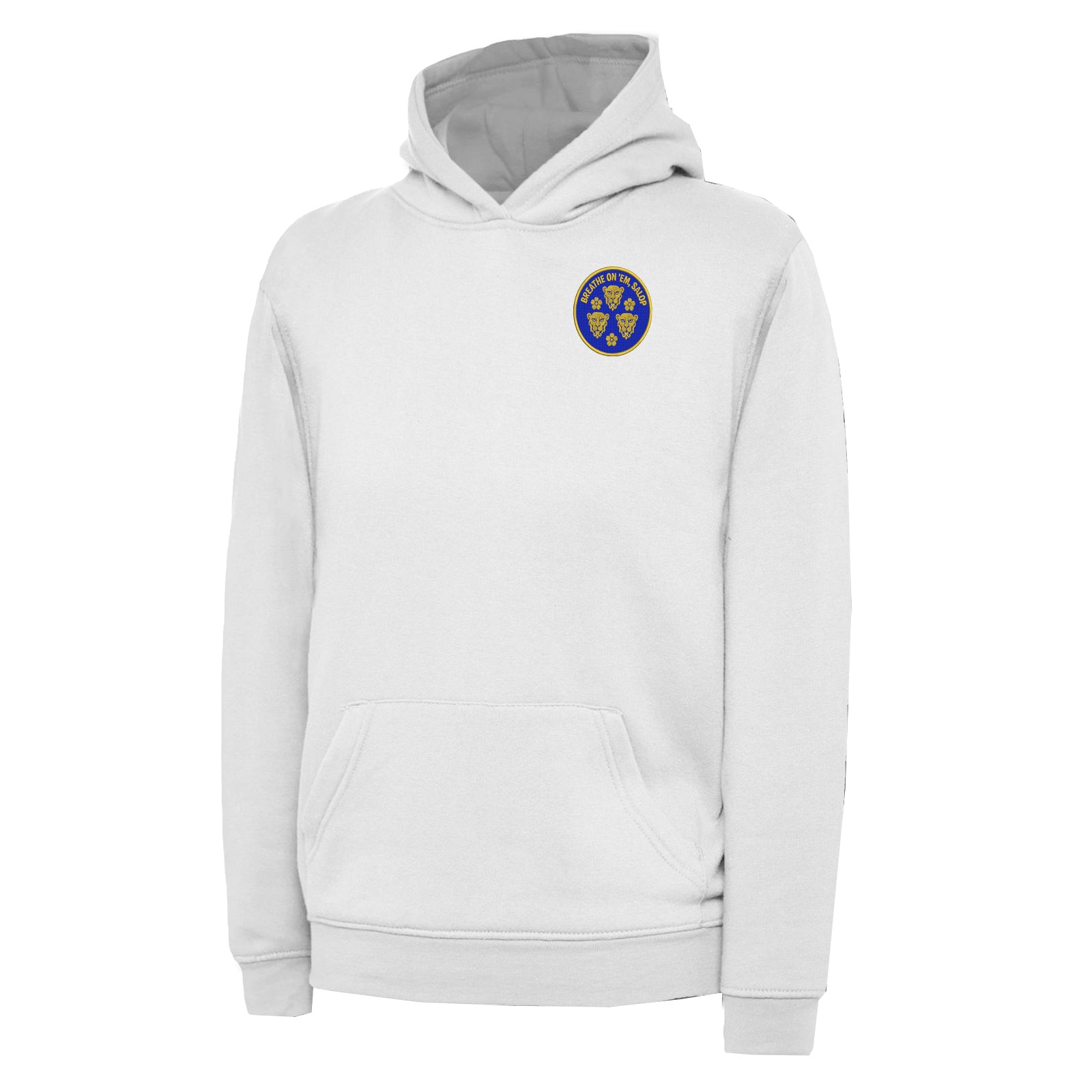 Kids Shrewsbury Town Breathe on em Salop Hoodie
