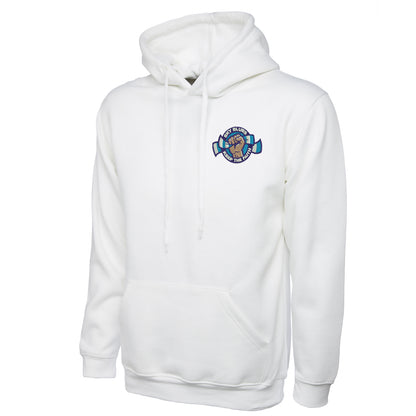Sky Blues Keep The Faith Embroidered Hoodie
