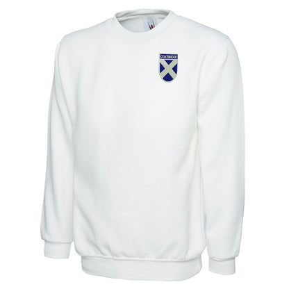 Coatbridge Flag of Scotland Shield Classic Sweatshirt