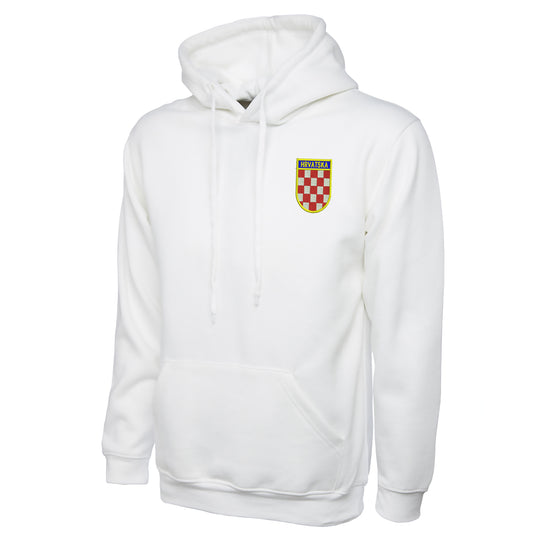 Retro Croatia 1960s Embroidered Classic Hoodie