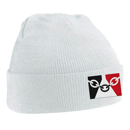 Black Country Flag Embroidered Beanie Hat