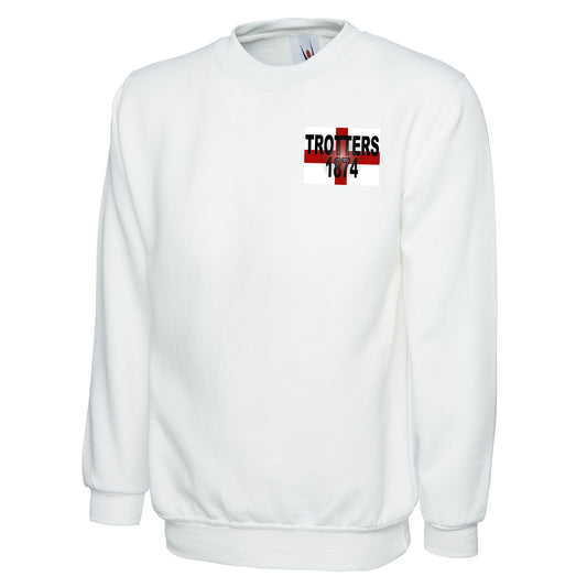 Trotters 1874 England Flag Sweatshirt